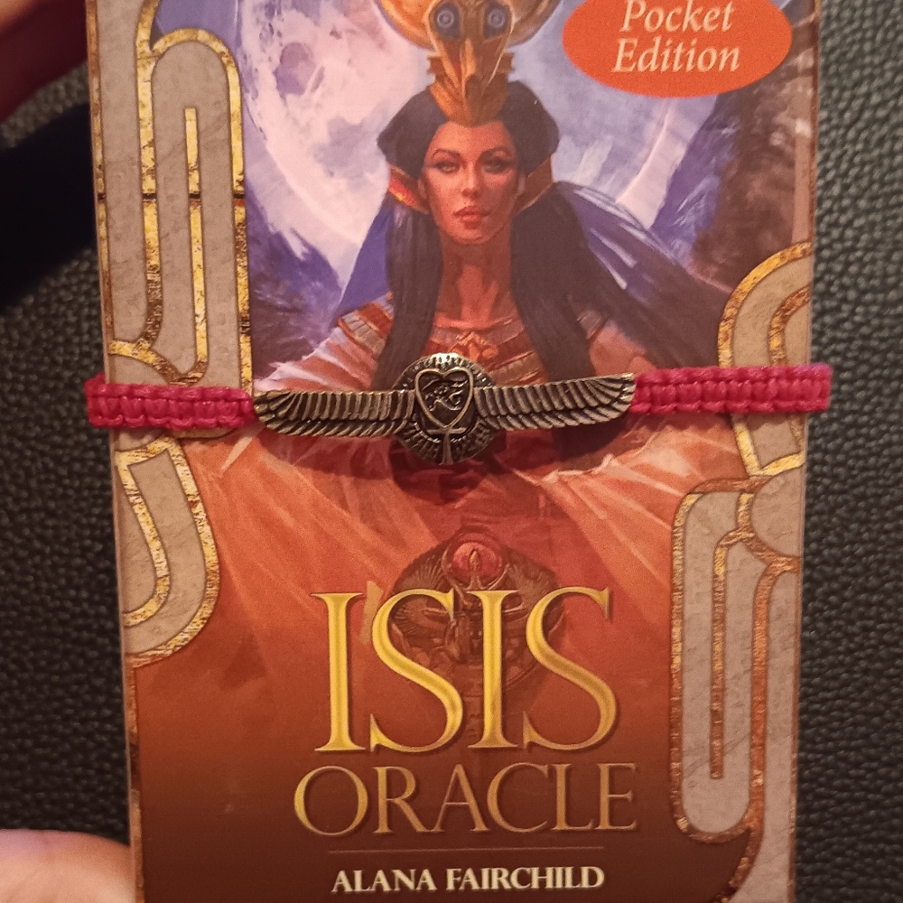 Isis Oracle Deck with Red Bracelet